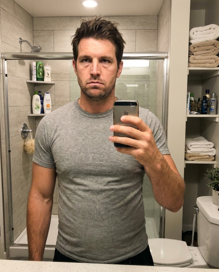 Marcus, age 31 — before